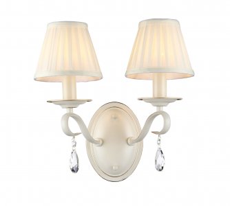 Настенный светильник Maytoni Elegant Brionia ARM172-02-G Белый Бежевый