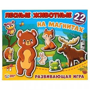 Настольные игры Умные игры Игра на магнитах Лесные животные (4680107953964)