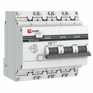 Дифференциальный автомат EKF PROxima АД-32 (DA32-50-100-4P-pro)