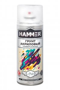 Акриловый грунт Hammer белый, 520 мл, 0.27 кг (ЭК000140408)