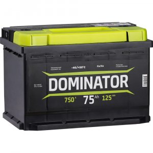 Аккумулятор Dominator 6 СТ 75 Ач 0 LR 750 А ССА (575112060)