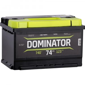 Аккумулятор Dominator 6 СТ 74 Ач 0 LR LB 740 А ССА (574114060)