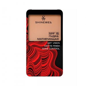 Пудра для лица SHINEWELL Пудра матирующая SPF 15 компактная легкая (MPL265296)