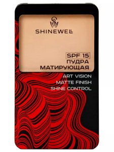 Пудра для лица SHINEWELL Пудра матирующая SPF 15 компактная легкая (MPL265295)