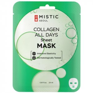 Маска для лица MISTIC Тканевая маска для лица с коллагеном Collagen All Days Sheet Mask (MSC000010)