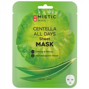 Маска для лица MISTIC Тканевая маска для лица с экстрактом цeнтеллы азиатской Centella All Days Sheet Mask (MSC000008)