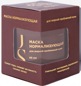 Маска для лица Jurassic Spa Нормализующая маска для жирной проблемной кожи (MPL281196)