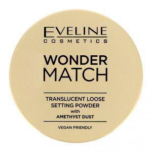 Пудра для лица EVELINE Пудра рассыпчатая для лица WONDER MATCH с аметистовой пылью (MPL277982)