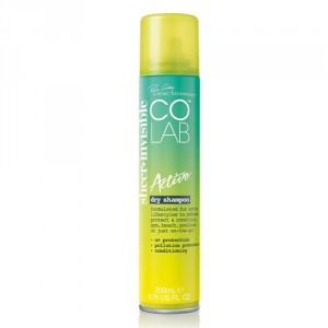 Прозрачный сухой шампунь Актив с классическим ароматом Colab Invisible Dry Shampoo Active (Объем 200 мл) (4-002917)