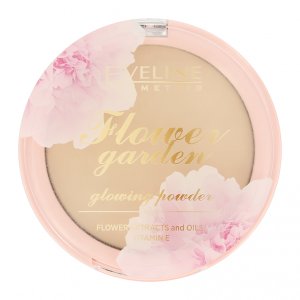 Пудра для лица EVELINE Пудра компактная для лица FLOWER GARDEN с эффектом сияния (MPL277974)