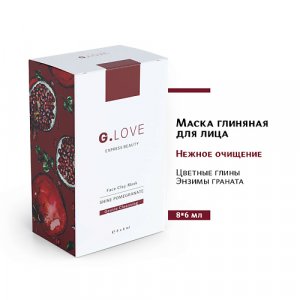 Маска для лица G.LOVE Маска для лица глиняная SHINE POMEGRANATE (MPL289028)