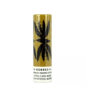 Цветной бальзам для губ Korres Lip Balm Extra Care Stick Aloe (Цвет Extra Care Stick Aloe variant_hex_name E2D2B9) (5203069065286)