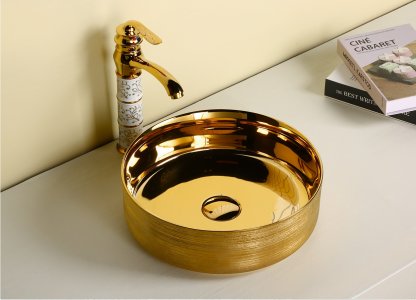 Раковина-чаша Ceruttispa 36 CR7044AS СТ9537 Золото