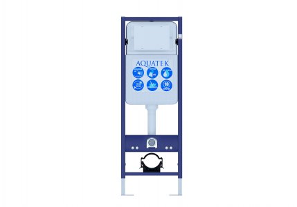 Инсталляция Aquatek Standart 37 INS-0000017 для унитаза без клавиши смыва