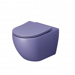 Унитаз Grossman Color GR-4411LIMS подвесной Фиолетовый матовый с сиденьем Микролифт
