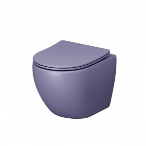 Унитаз Grossman Color GR-4455LIMS подвесной Фиолетовый матовый с сиденьем Микролифт