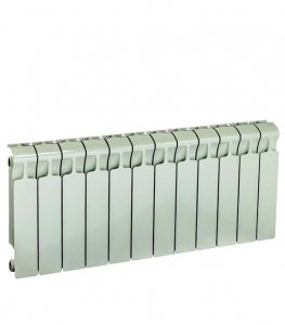 Радиатор отопления Rifar MONOLIT 350 12 секций биметаллический боковое подключение (RM35012) (80000029969)