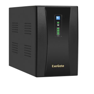 Источник бесперебойного питания Exegate SpecialPro UNB-2000.LED.AVR.4C13.RJ.USB (EX292608RUS)