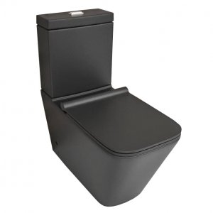 Унитаз компакт BeWash Kraft BKBWR105635 Черный матовый с бачком и сиденьем Микролифт