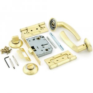 Межкомнатный комплект Фабрика Замков FZ SET 03-C 170 2H BK SG (СТ-00000101)