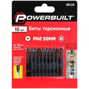 Торсионные биты TORGWIN Powerbuilt (WBT1139)