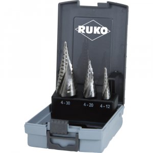 Набор ступенчатых сверл RUKO 101026ERO