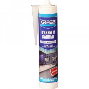 Силиконовый герметик для кухни и ванны Krass ЛА-00000289