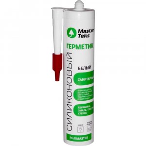 Силиконовый санитарный герметик MasterTeks profimaster 9613438 (246377)