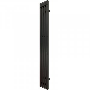 Электрический полотенцесушитель Grois Quartet GR-125 180х1500 П3 RAL 9005 R Черный матовый