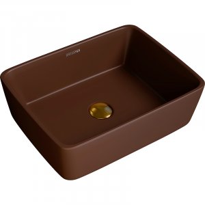 Раковина-чаша Grossman Color 48 GR-3016BRM Коричневая матовая