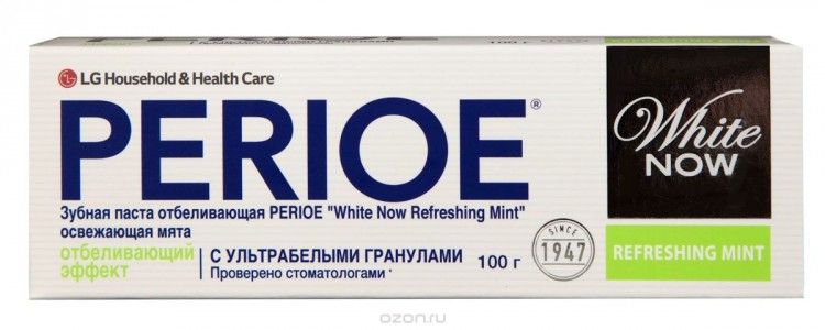 Зубная паста PERIOE White Now Refreshing Mint (Объем 100 г) (9169)