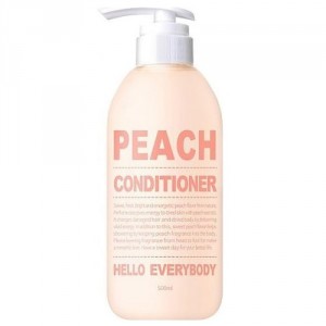 Кондиционер для волос с персиком Hello Everybody Peach Conditioner (Объем 500 мл) (9519)