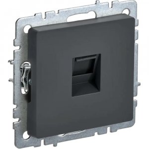 Компьютерная розетка rj45 Iek Brite рк10-брг (BR-K10-1-K53)