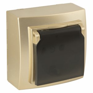 Розетка NILSON Themis metallic (26151018)