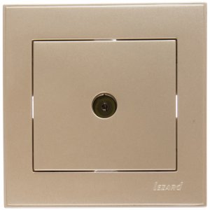 Оконечная телевизионная розетка Lezard RAIN (703-3030-130)