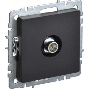 Оконечная tv-розетка Iek Brite ртв11-0-брч (BR-A10-O-K02)