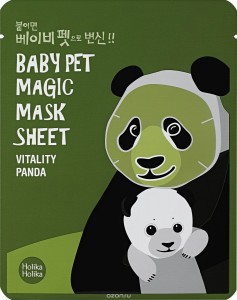 Тканевая маска Holika Holika Baby Pet Magic Mask Sheet Vitality Panda (Объем 22 мл) (6235)