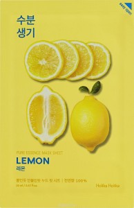 Тканевая маска Holika Holika Pure Essence Mask Sheet Lemon (Объем 20 мл) (6235)