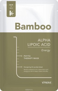 Тканевая маска Vprove Phyto Therapy Mask Sheet Alpha Lipoic Acid Energy (Объем 20 мл) (9198)