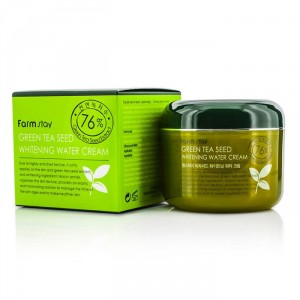 Осветляющий крем с зеленым чаем FARMSTAY Green Tea Seed Whitening Water Cream (Объем 100 г) (8820)