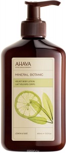 Лосьон для тела Ahava Mineral Botanic Velvet Body Lotion Lemon & Sage (Объем 400 мл) (1511)