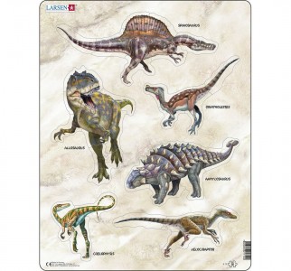 Пазл Larsen Динозавры X12 (6916633)