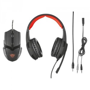 Мышь проводная + гарнитура Trust GXT 784 Gaming Headset & Mouse (21472)