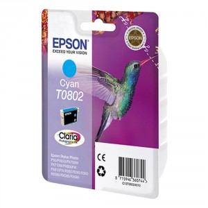 Чернильный картридж Epson T0802 (C13T08054011)