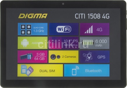 Планшет Digma CITI 1508 4G (CS1114ML)