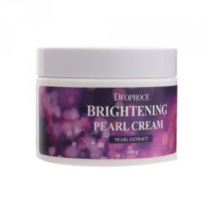 Крем для лица с жемчугом DEOPROCE Moisture Brightening Pearl Cream (Объем 100 мл) (9531)