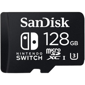 Карта памяти SDHC Micro SanDisk 128Gb for Nintendo Switch (SDSQXAO-128G-GN6ZA)