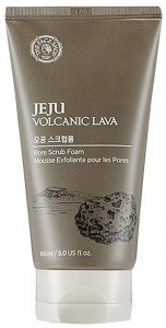 Пенка-скраб для умывания с вулканическим пеплом The Face Shop Jeju Volcanic Lava Pore Scrub Foam (Объем 150 мл) (6561)