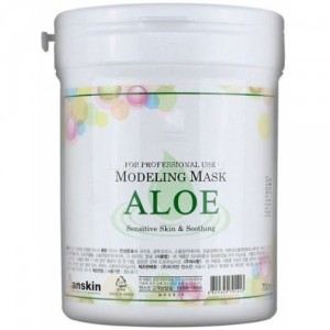 альгинатная маска с алоэ Anskin Aloe Modeling Mask Container (Объем 700 мл) (8210)