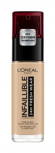 Тональная основа L'Oreal Paris Infallible 24h Stay Fresh Foundation 125 (Цвет 125 Натурально-розовый variant_hex_name CFB191) (997)